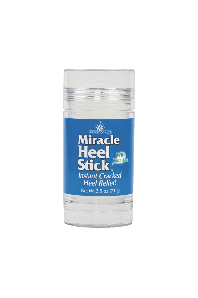 Miracle of Aloe Miracle Heel Stick with Pure UltraAloe Aloe Vera Gel | 2.5 ounce stick