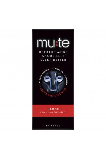 Mute Snoring Device Large 3 pack - 30 Night Supply