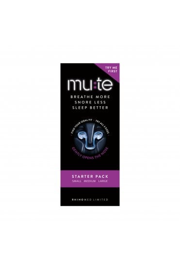 Mute Snoring Relief Starter Pack - Assorted pack