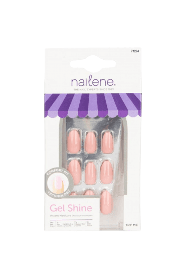Nailene - Nude High Gloss - Short Squoval (28 pcs)
