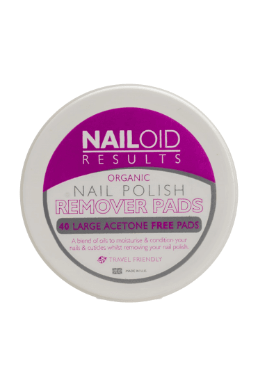 Nailoid Acetone Free Nail Polish Remover Pads 40 large