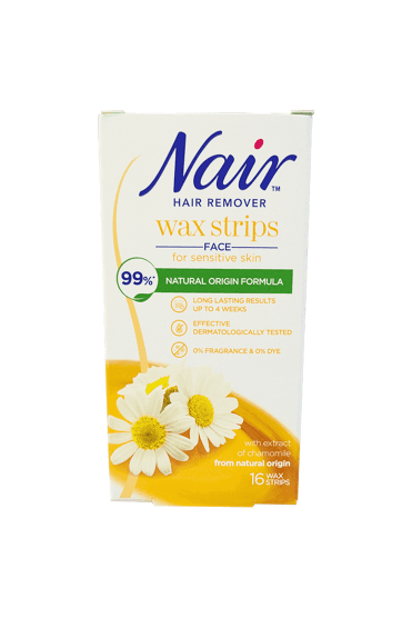 Nair Facial Wax Strips (16)