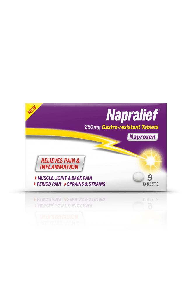 Napralief  Tablets 250mg 9 Tablets