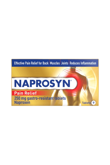 Naprosyn Pain Relief 250mg 9 Tablets
