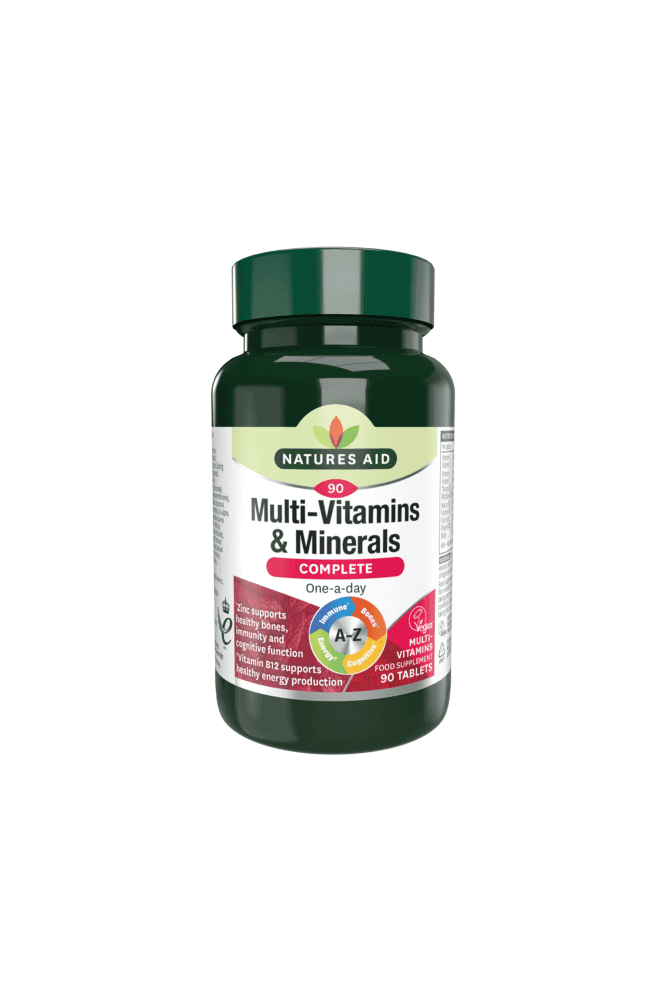 Natures Aid  - Complete Multi-Vitamins & Minerals 90Tabs
