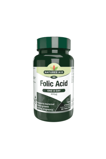 Natures Aid Folic Acid 400ug 90 Tablets