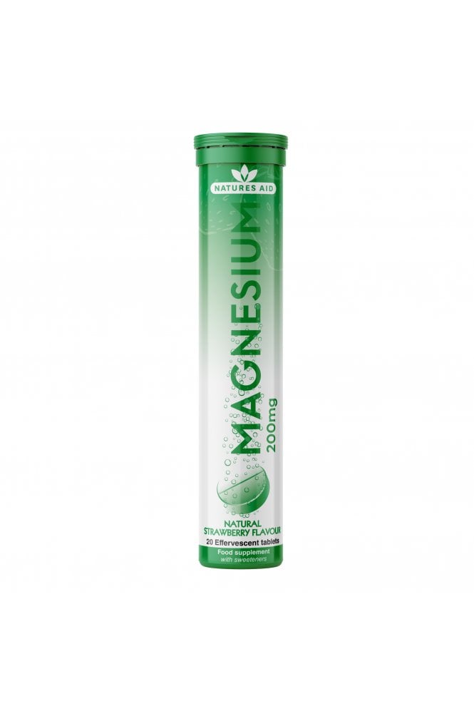 Natures Aid  - Magnesium - Natural Strawberry Flavour 20s