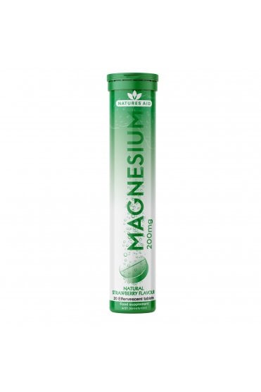 Natures Aid - Magnesium - Natural Strawberry Flavour 20s