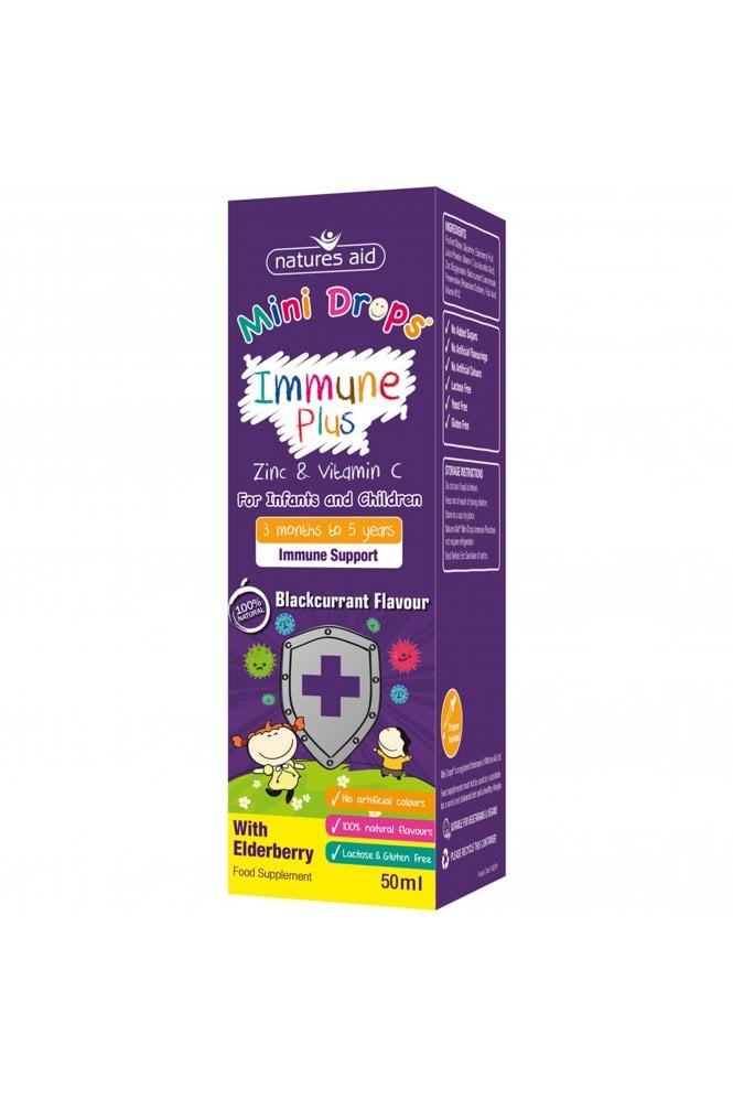Natures Aid  Mini Drops Immune Plus 50ml
