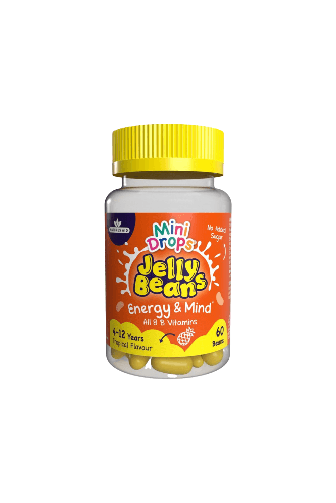 Natures Aid  Mini Drops Jelly Beans Energy and Mind 60