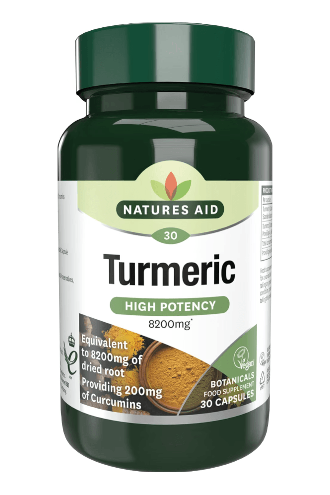 Natures Aid  - Turmeric 8200 mg (High Potency) 30Vcaps