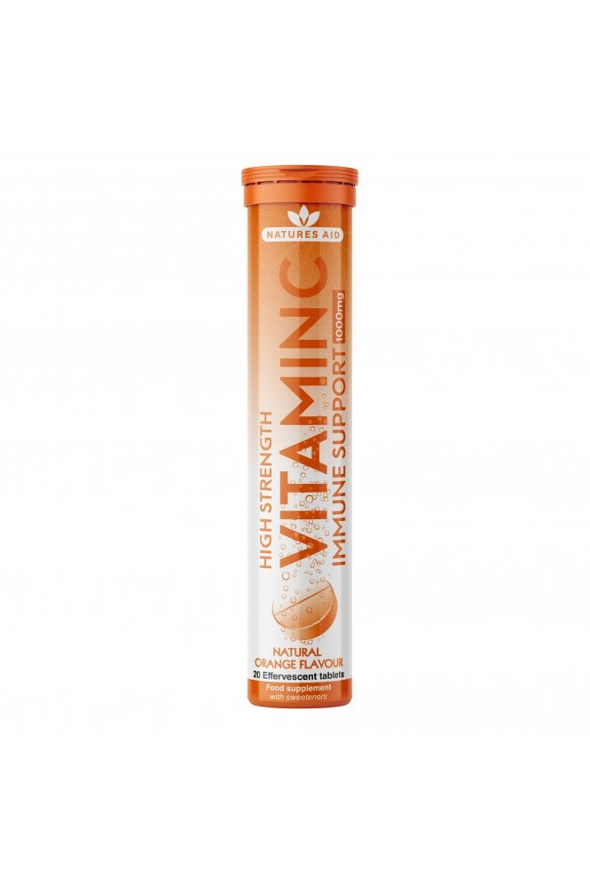 Natures Aid  - Vitamin C 1000mg - Natural Orange Flavour 20s