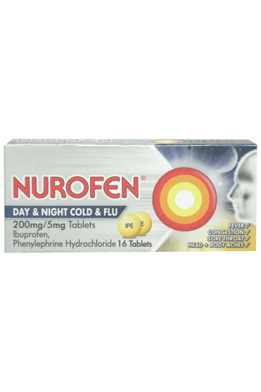 Nurofen Cold And Flu Day & Night 16 Tablets