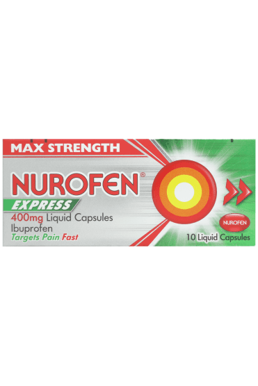 Nurofen Express Double Strength Liquid Capsules - 10 Capsules