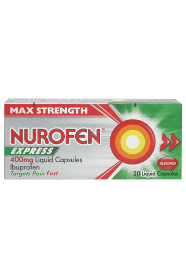 Nurofen Express Liquid 20 Capsules