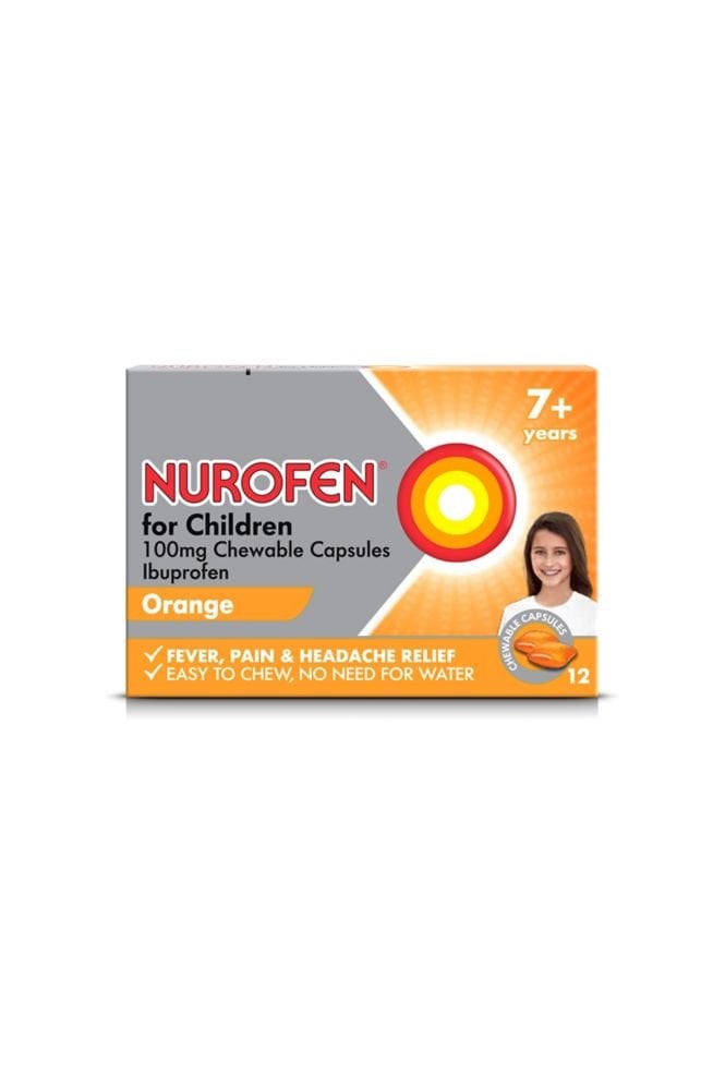 Nurofen  For Children 100mg Chewable Capsules 12