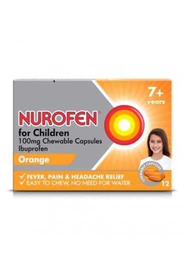 Nurofen For Children 100mg Chewable Capsules 12