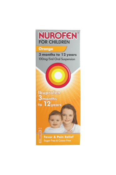 Nurofen For Children Fever & Pain Suspension Orange 200ml