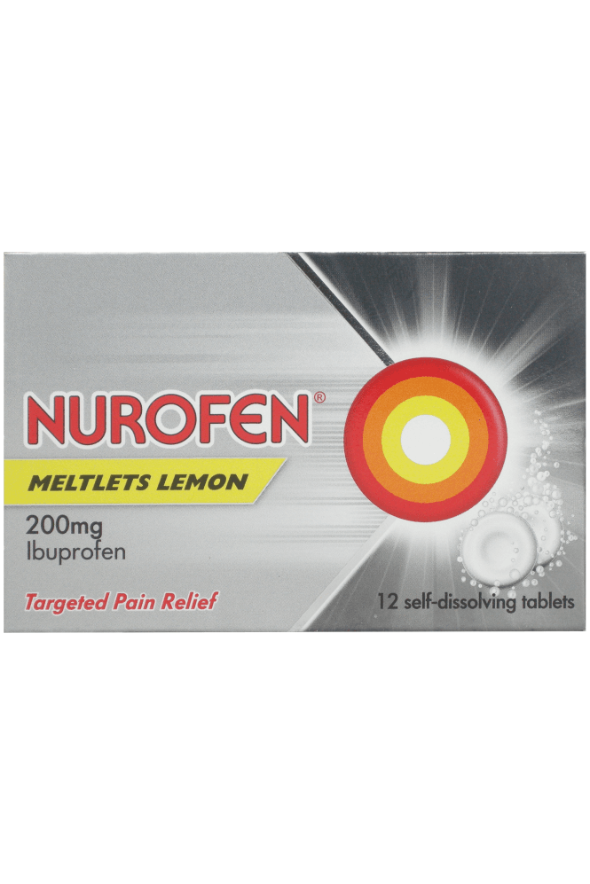 Nurofen  Meltlets Lemon 12 Tablets