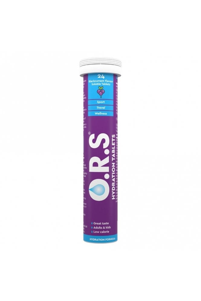 O.R.S. Hydration O.R.S Oral Rehydration Salts Soluble Tablets Blackcurrant 24