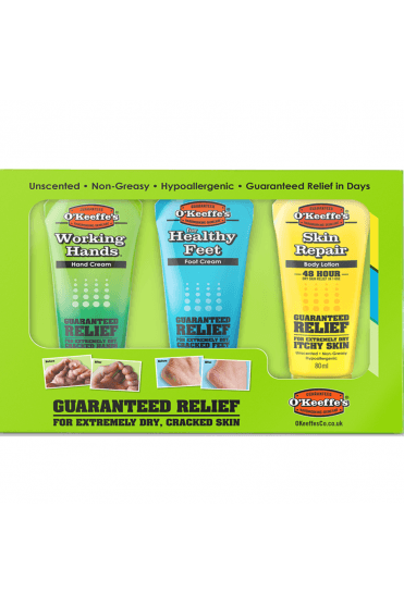 O'Keeffe's - Gift Set - Working Hand, Working Feet and Skin Repair