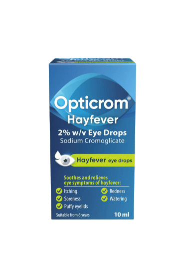 Opticrom Hayfever Eye Drops 10ml
