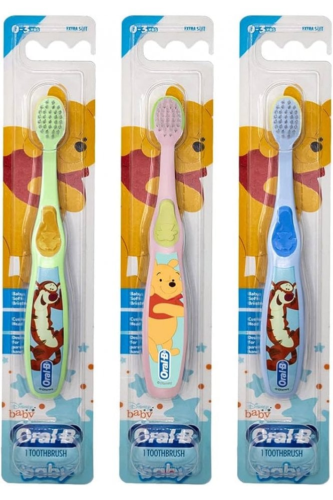 Oral-B  Baby Manual Toothbrush Featuring Winnie The Pooh Characters  (single)