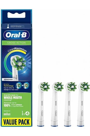 Oral-B Cross Action Refill Heads 4