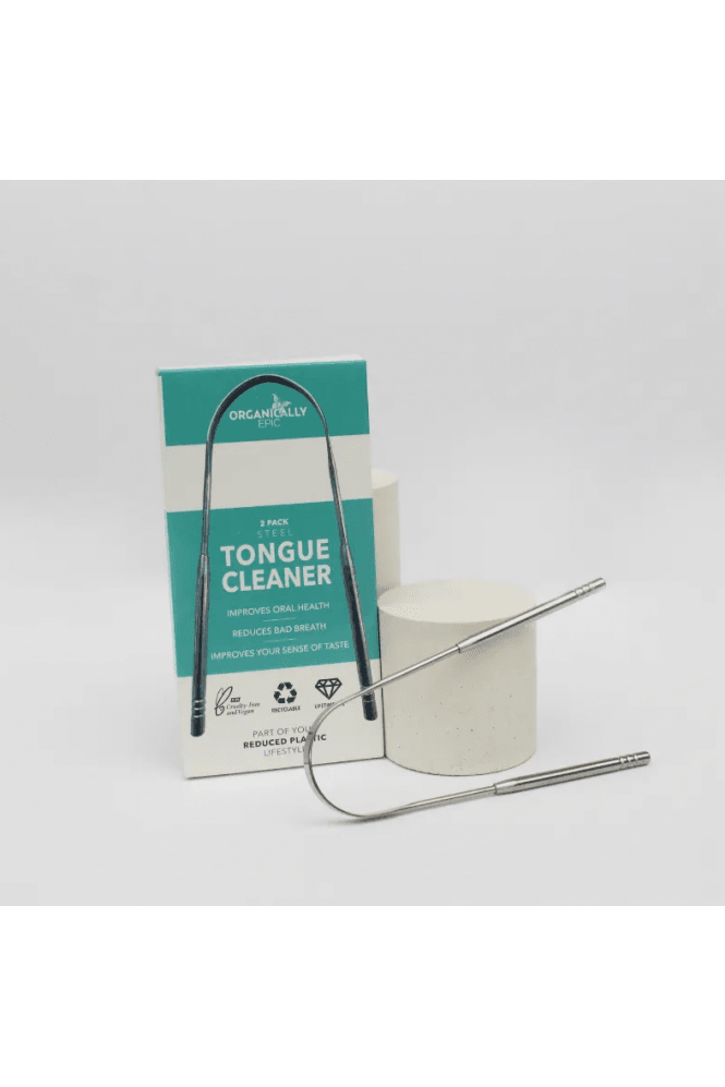 Organically Epic  - Stainless Steel Tongue Cleaner