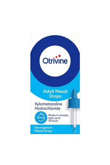 Otrivine Nasal Drops 10ml for Adults