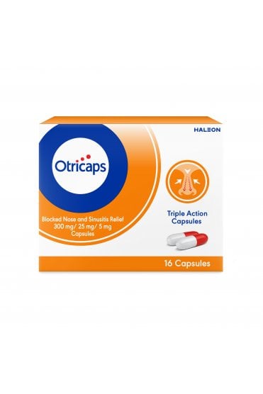 Otricaps Capsules 25mg/300mg/5mg 16 Capsules