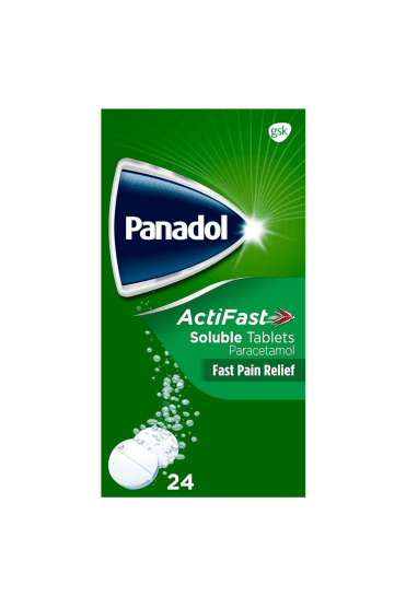 Panadol Actifast Soluble Tablets - 24 Tablets