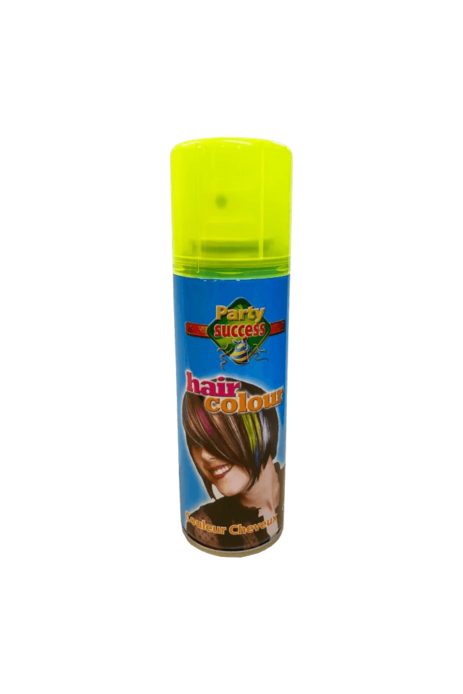 Party Success  Fluorescent Yellow Hair Colour Spray 125ml 