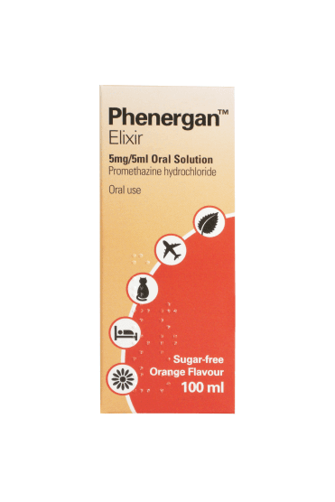 Phenergan Elixir 5mg/5ml Oral Solution (brands may vary)