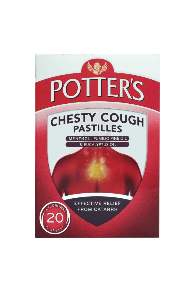 Potters  Chesty Cough Pastilles - 20 Pastilles