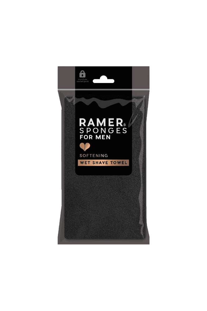 Ramer Sponges Ramer for Men Softening Wet Shave Towel (Colour may vary)