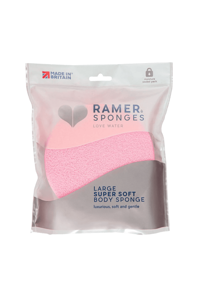 Ramer Sponges  Super Soft Body Sponge Large (Colours may vary)