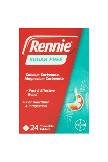 Rennie Rennie Sugar Free Mint 24 Tablets
