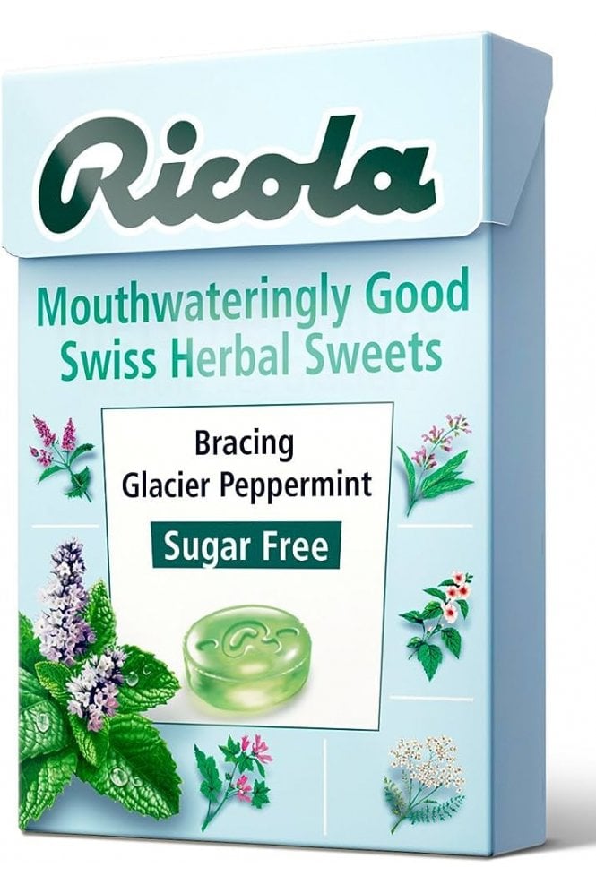 Ricola  Lozenges S/F Box Glacier Peppermint 45G 