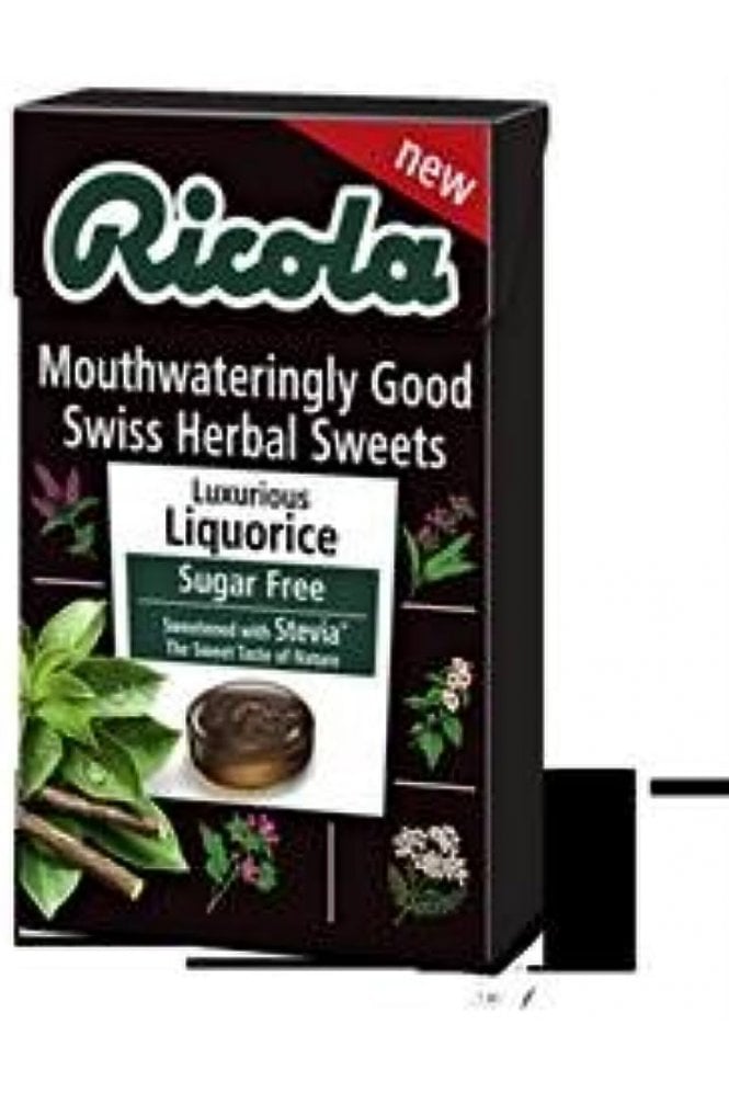Ricola  Lozenges S/F Box Liquorice 45g