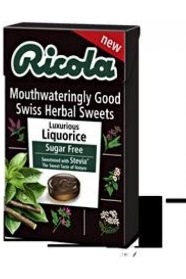 Ricola Lozenges S/F Box Liquorice 45g