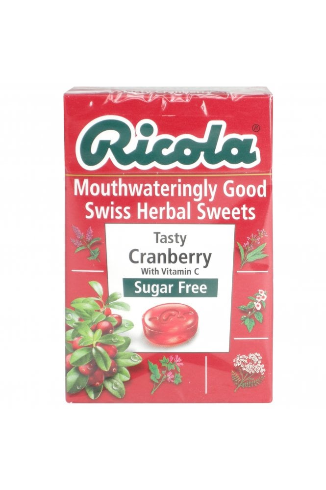 Ricola  Swiss Herb Drops Cranberry 45g