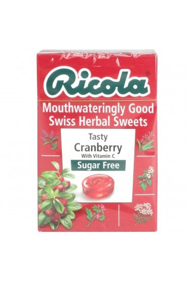 Ricola Swiss Herb Drops Cranberry 45g