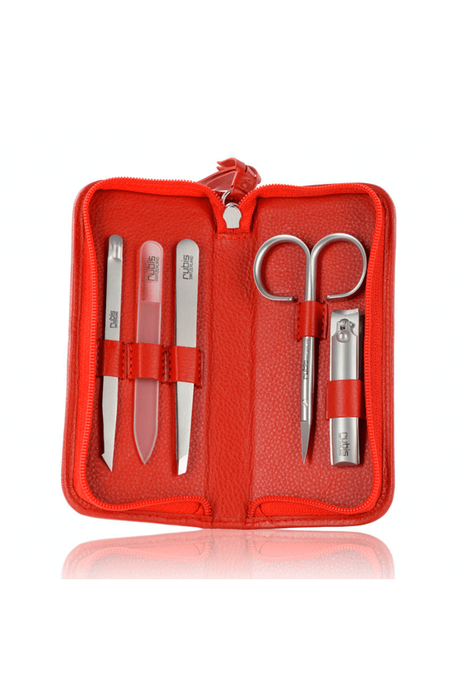 Rubis  Red Zipper Case 5 Pieces 1K411