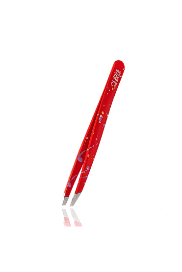 Rubis Tweezers Classic Action Painting Red 1K106AP