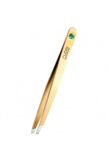 Rubis Tweezers Swarovsky Gold Emerald 1K1905