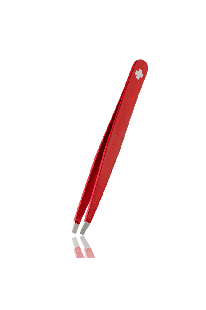 Rubis  Universal Red Swiss Cross Tweezers 1K301