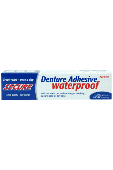 Secure Waterproof Denture Adhesive