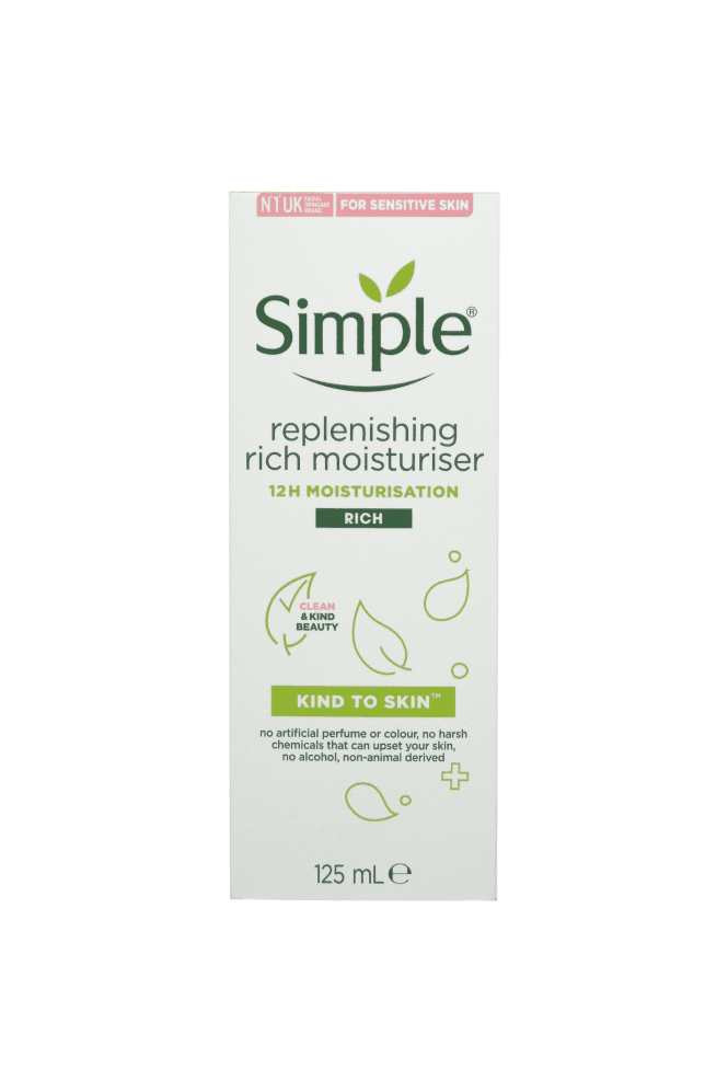 Simply Gentle Simple Replenishing Rich Moisturiser 125ml