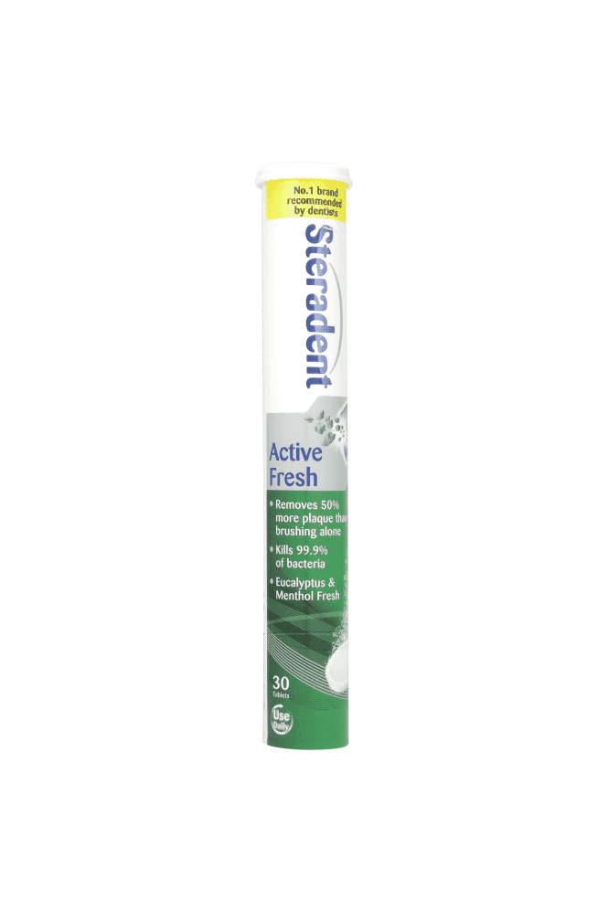 Steradent  Active Fresh Daily Cleaner - 30 Tablets